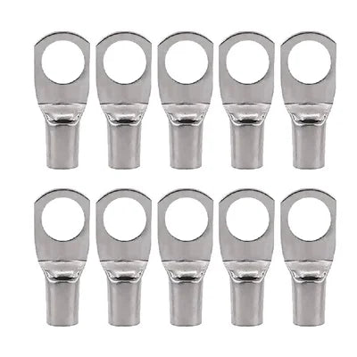 Set 10 Terminales Para Cable 16mm² (6AWG) Perforación 10mm