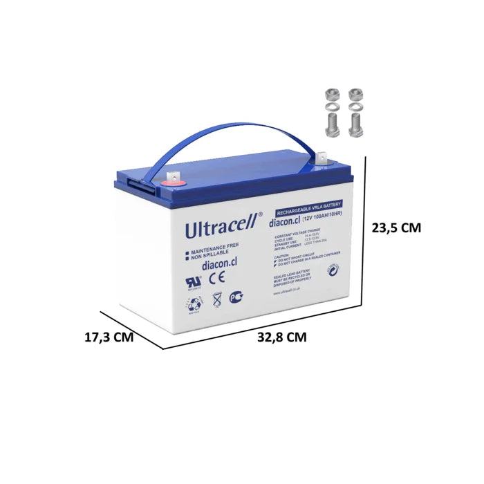 Batería 12V 100Ah GEL Ciclo Profundo