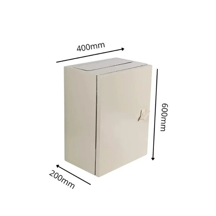 Tablero Metalico 600x400x200 IP65 doble tapa