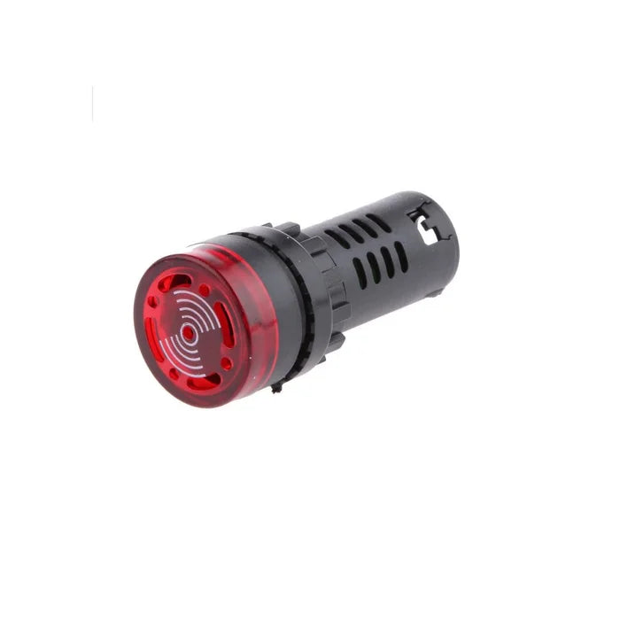 Alarma sonora Buzzer 220V Roja