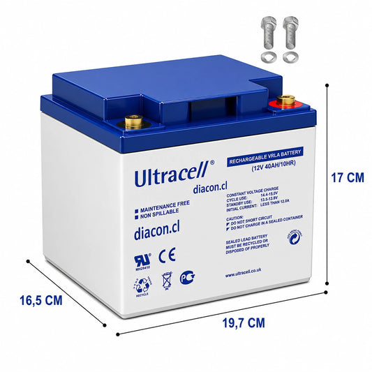 Batería 12V 40Ah High Rated