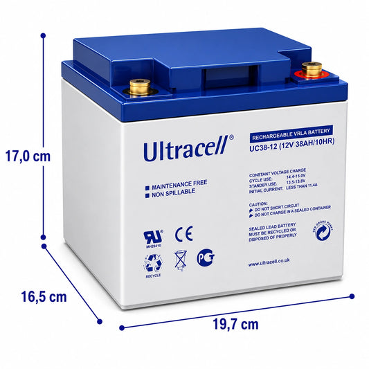 Batería 12V 38Ah