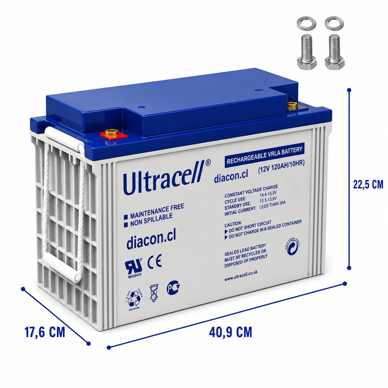 Batería 12V 120Ah GEL Ciclo Profundo