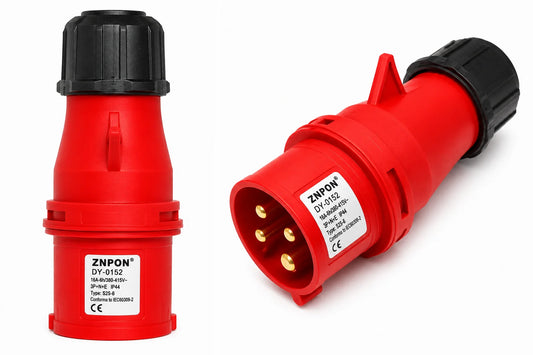Enchufe 3P Volante Macho 32A IP44