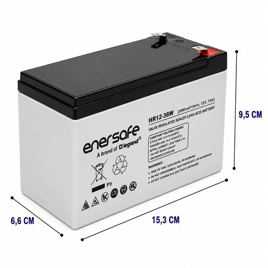 Batería 12V 7Ah Ciclo Profundo