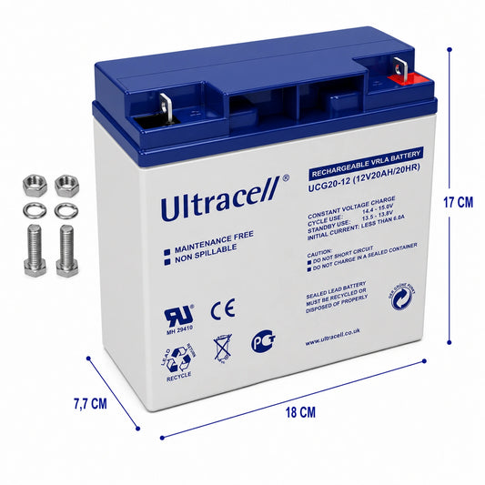 Batería 12V 20Ah ciclo profundo