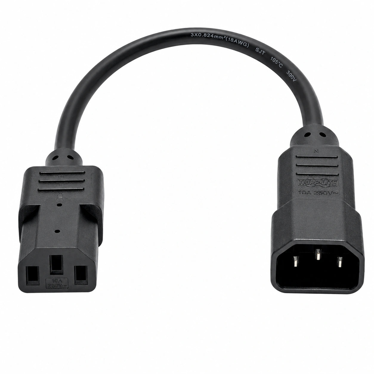 Cable Alimentación IEC C14 a C13 10A Tripp Lite P004-001