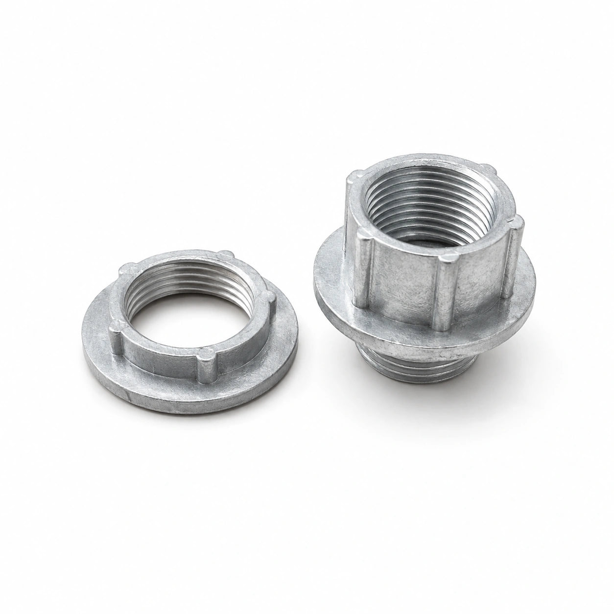 Conector Recto para Conduit Metálico Flexible 3/4" Zincado