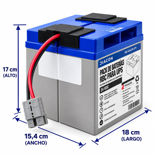 Batería Compatible RBC-7 - Instalación gratuita disponible