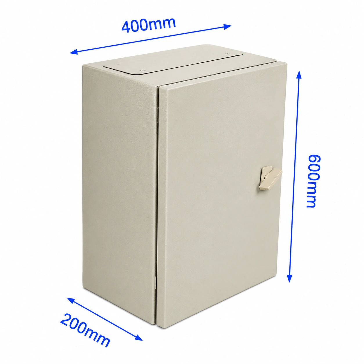 Tablero Metalico 600x400x200 IP65 doble tapa