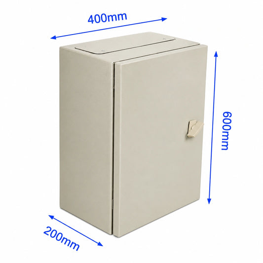 Tablero Metalico 600x400x200 IP65 doble tapa