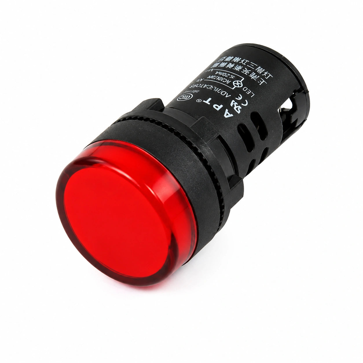 Luz Piloto Led 220V Roja 22mm