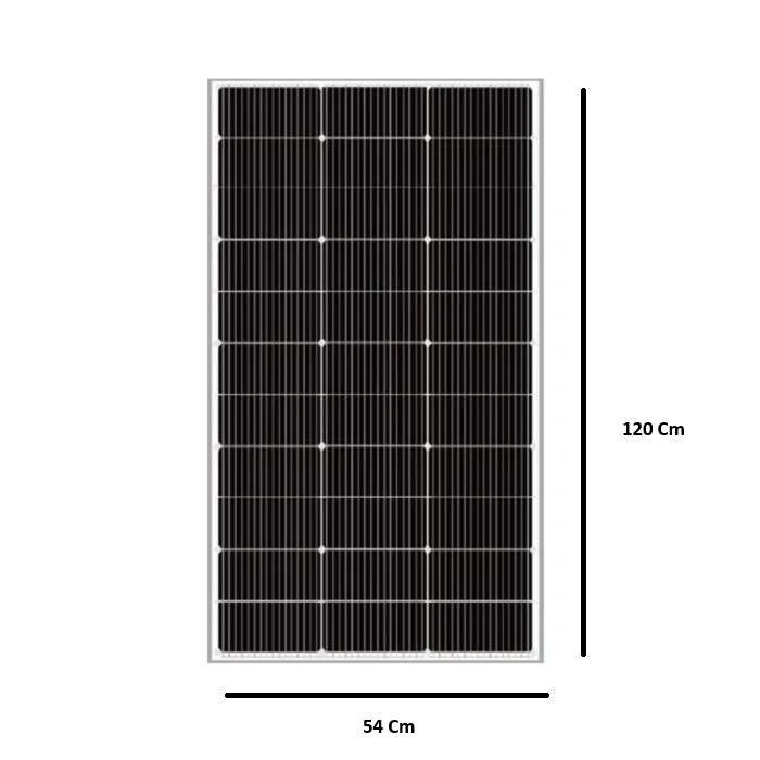 Panel Solar 100W Monocristalino