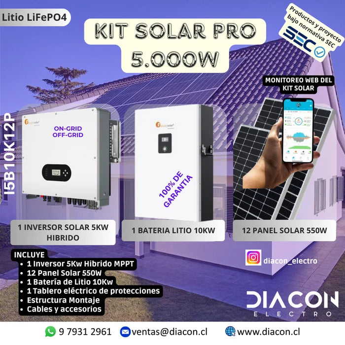 Kit Solar Hibridos