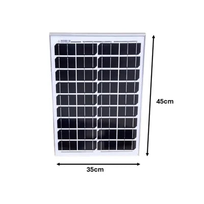 Panel Solar 20W 12V Monocristalino Resun Solar