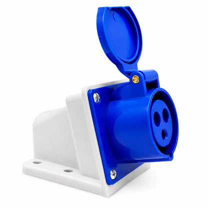 Enchufe 2P Embutido Hembra 16A IP44
