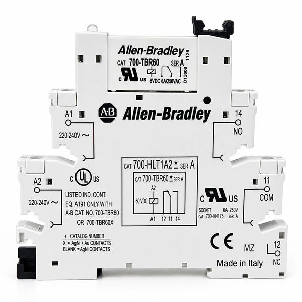 Allen-Bradley 700-HLT1A2 + Base 700-TBR60