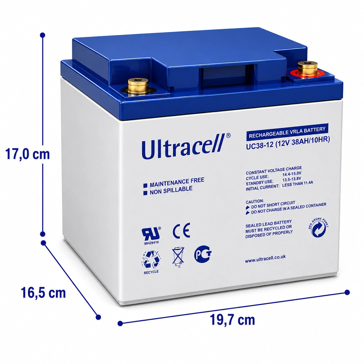 Batería 12V 38Ah
