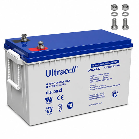 Batería 12V 200Ah de ciclo profundo