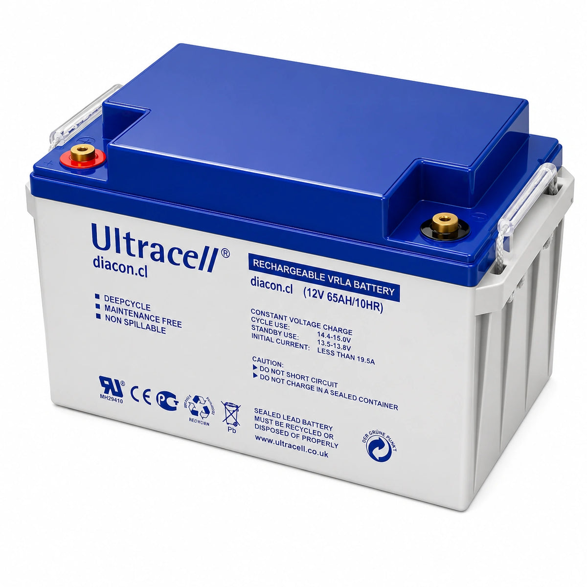 Batería 12V 65Ah GEL Ciclo Profundo
