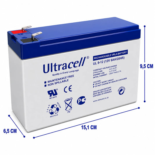 Bateria 12V 9Ah Ultracell