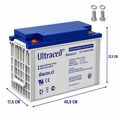 Batería 12V 120Ah GEL Ciclo Profundo