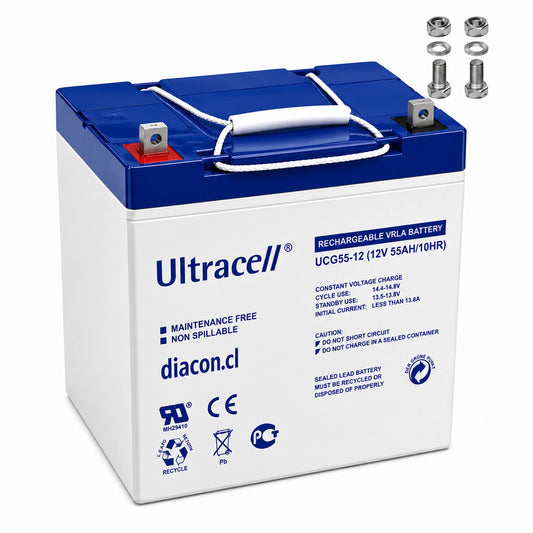 Batería 12V 55Ah Ciclo Profundo