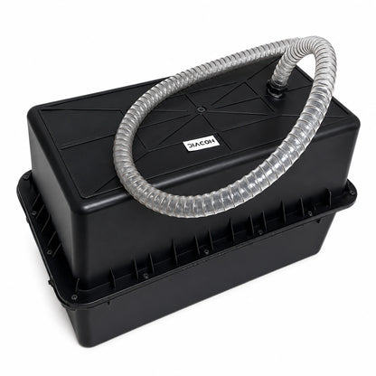 Caja Estanca porta 1 batería 120Ah soterrada (43x21x28cm)
