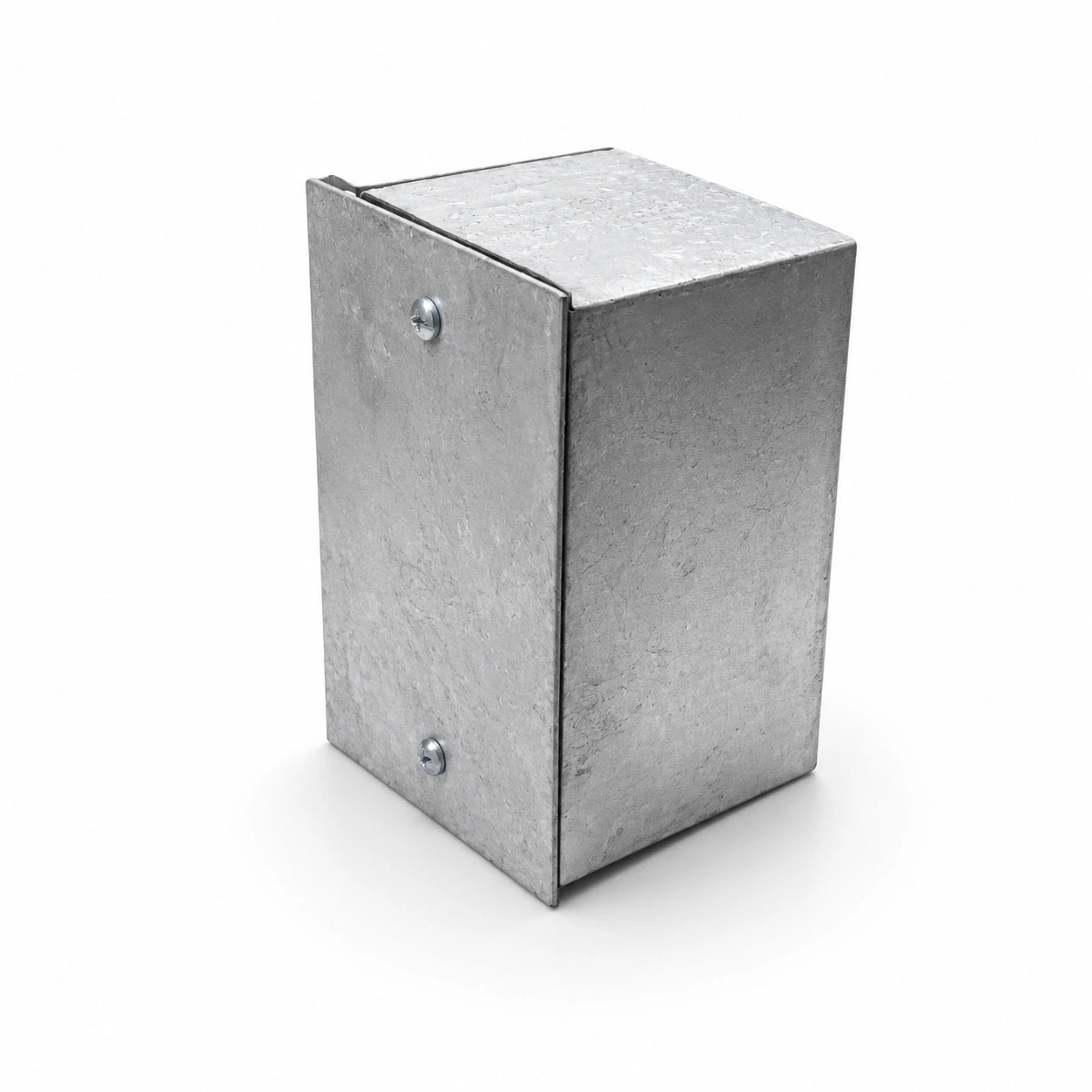 Caja de Paso Galvanizada Metálica 6,5 × 10 × 6,5 cm