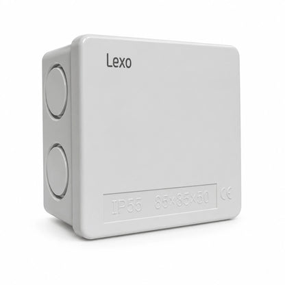 Caja de Derivación Estanca IP55 85×85×50 mm Lexo