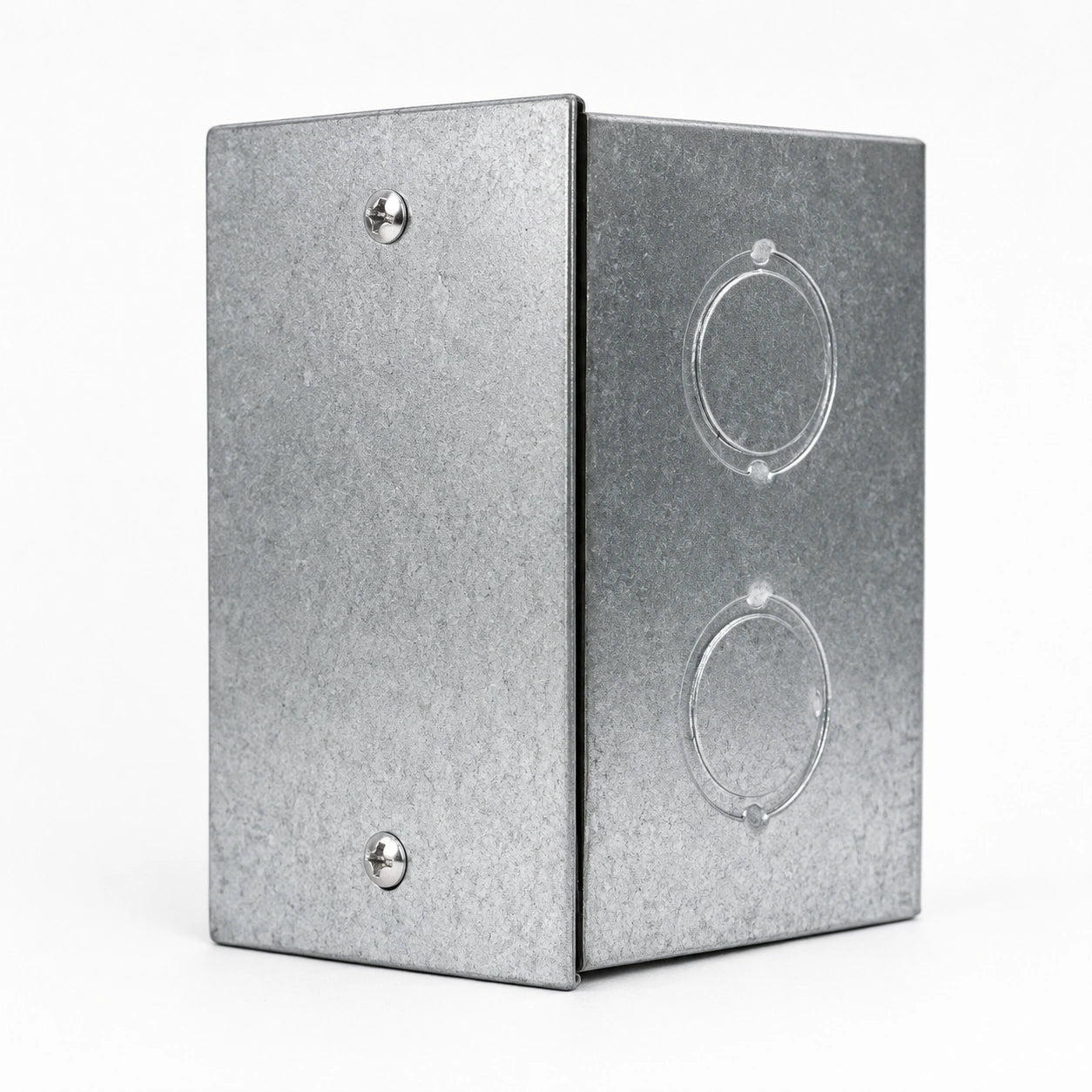 Caja Metálica Preperforada Pre-Galvanizada 100×65×65 mm con Tapa
