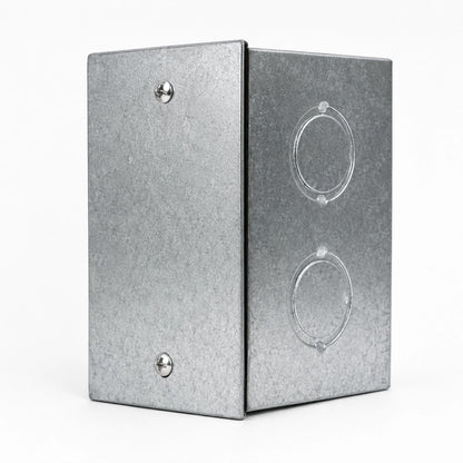 Caja Metálica Preperforada Pre-Galvanizada 100×65×65 mm con Tapa