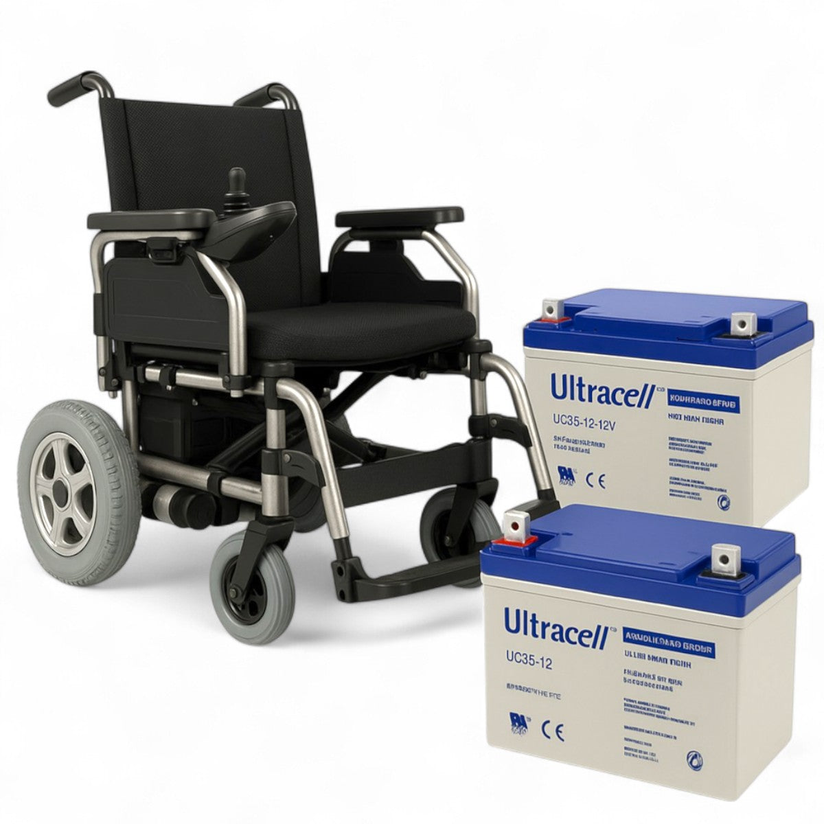 Pack (x2) Baterías para Silla de Ruedas