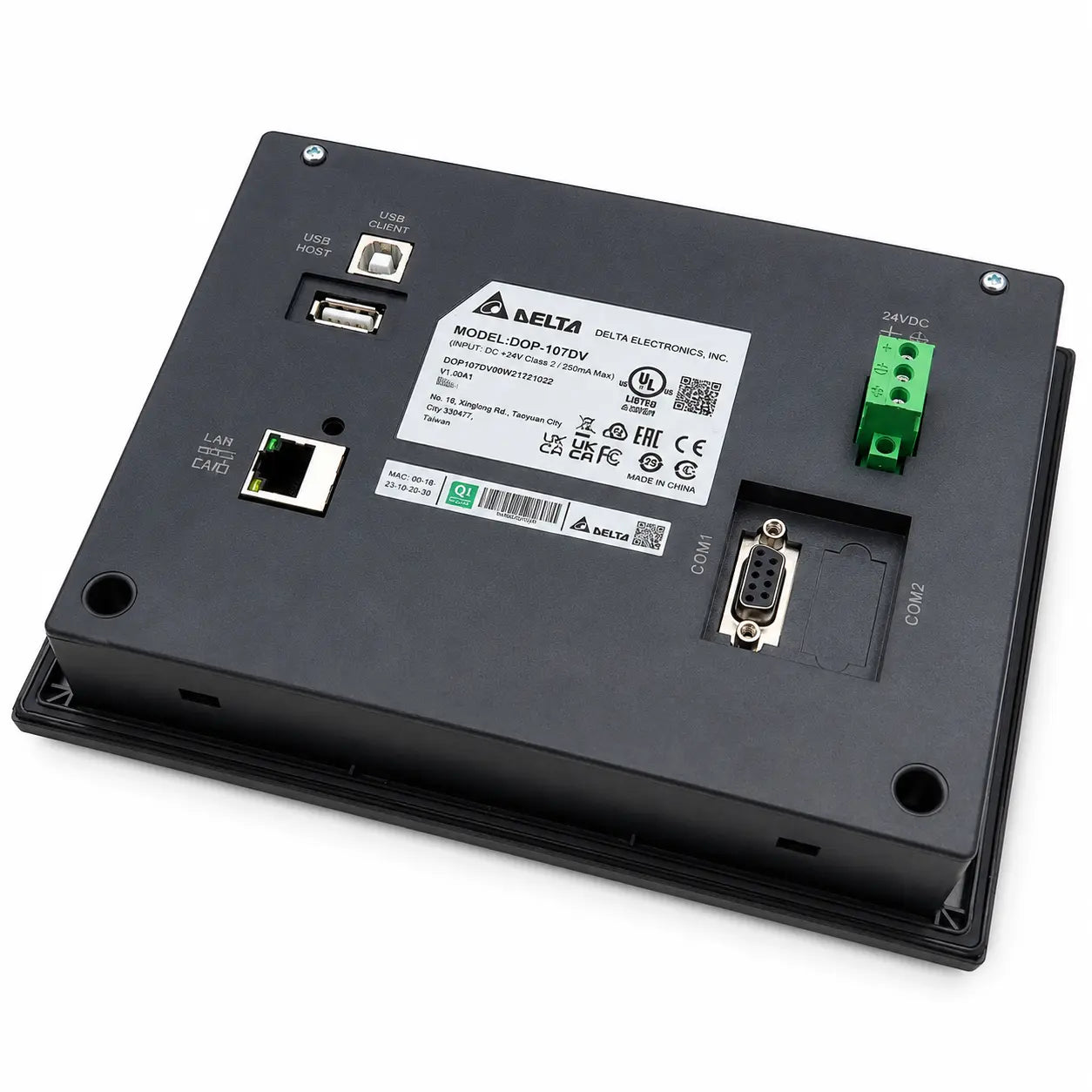 Pantalla HMI Táctil Delta DOP-107DV 7" con Ethernet