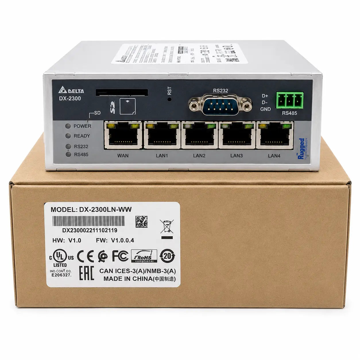 Router Industrial Delta DX-2300LN-WW DIACloud Ethernet