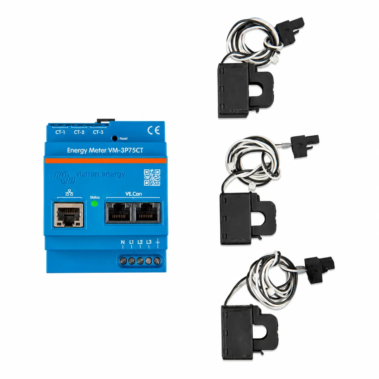 Victron VM-3P75CT | Medidor de Energía Trifásico 75A Ethernet VE.Can