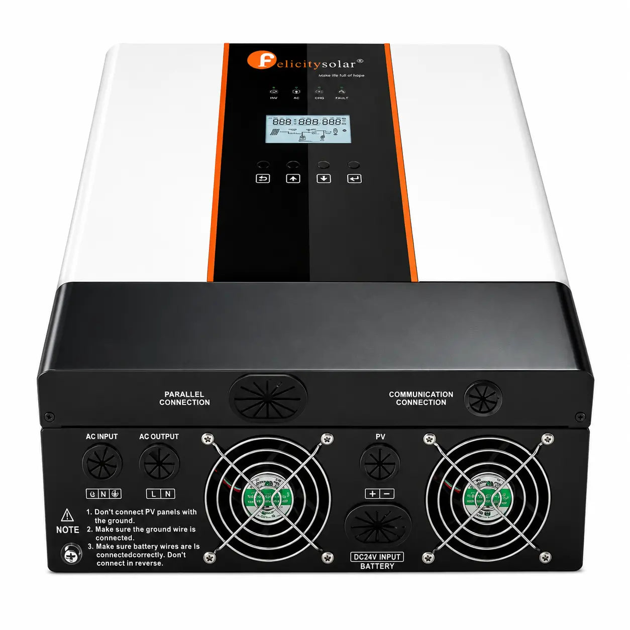 Inversor Solar 3Kw Off-Grid MPPT PV500V (hasta 12 en paralelo)