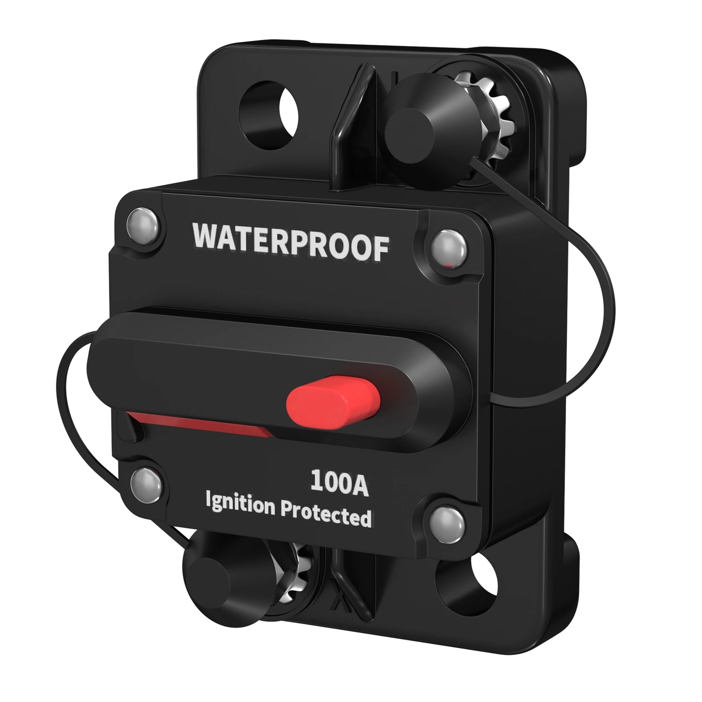 Interruptor de Circuito Marino CB-03 de 100 Amperios, Fusible en Línea de CC 12V 24V