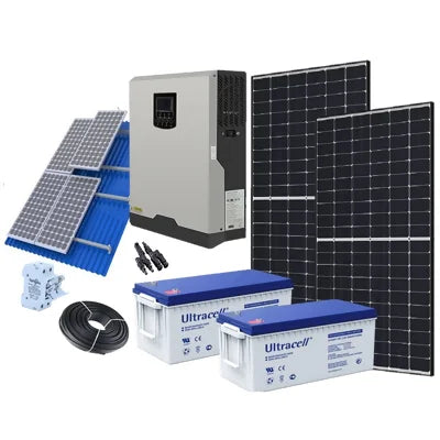 Kit Solar 2Kw Híbrido Básico