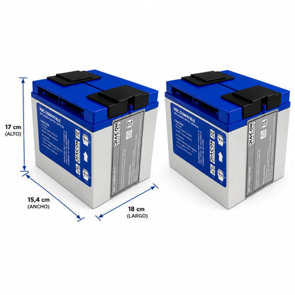 Batería Compatible APC RBC-55- Instalación gratuita disponible