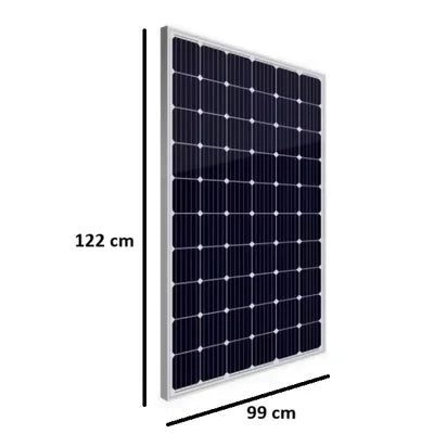 Panel Solar 200W 24V Monocristalino