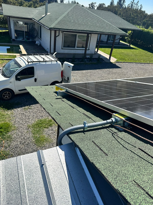 Riego solar instalado en Cauquenes
