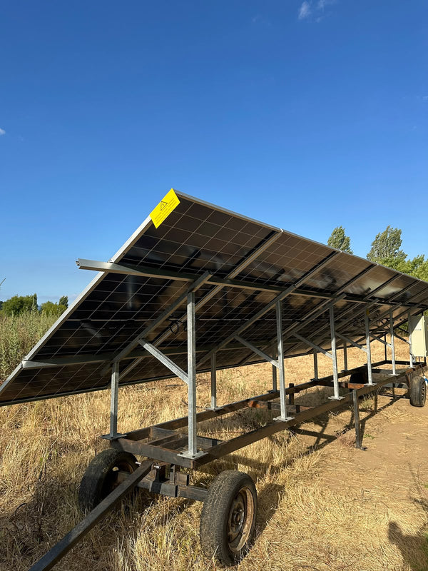 Riego solar instalado en Cauquenes