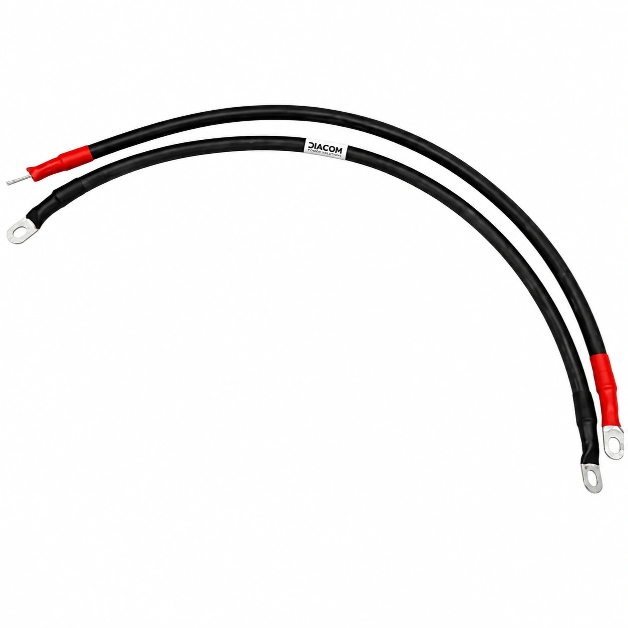 Par de Cables de 35mm² 60cm para conexión paralelo de baterías de 200Ah
