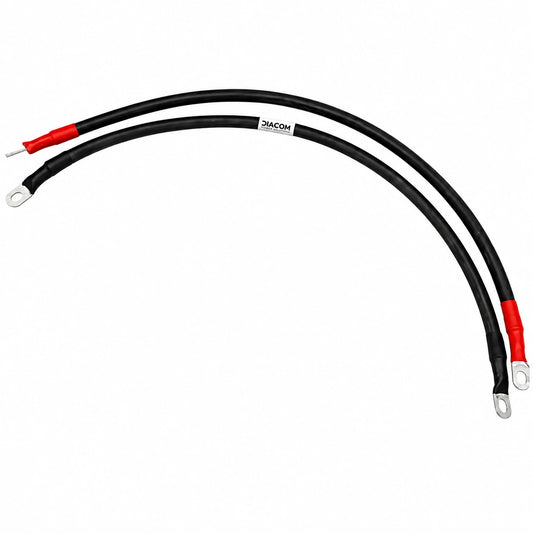 Par de Cables de 35mm² 60cm para conexión paralelo de baterías de 200Ah