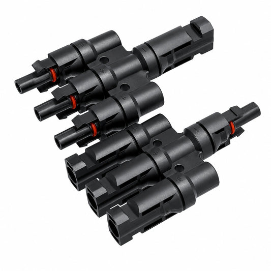 Set Conector MC4 triple Paralelo