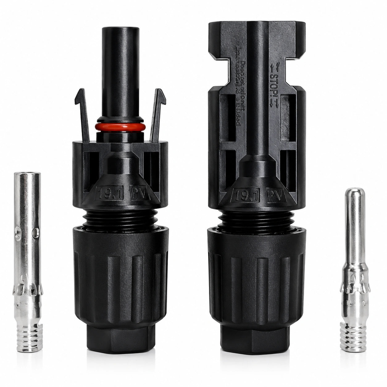 Par de conector MC4 simple