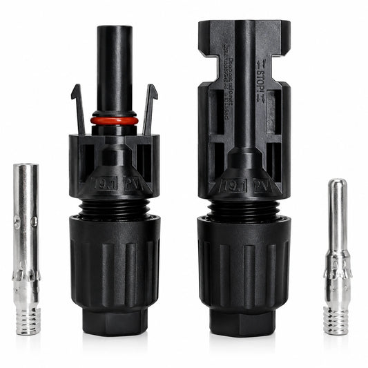 Par de conector MC4 simple