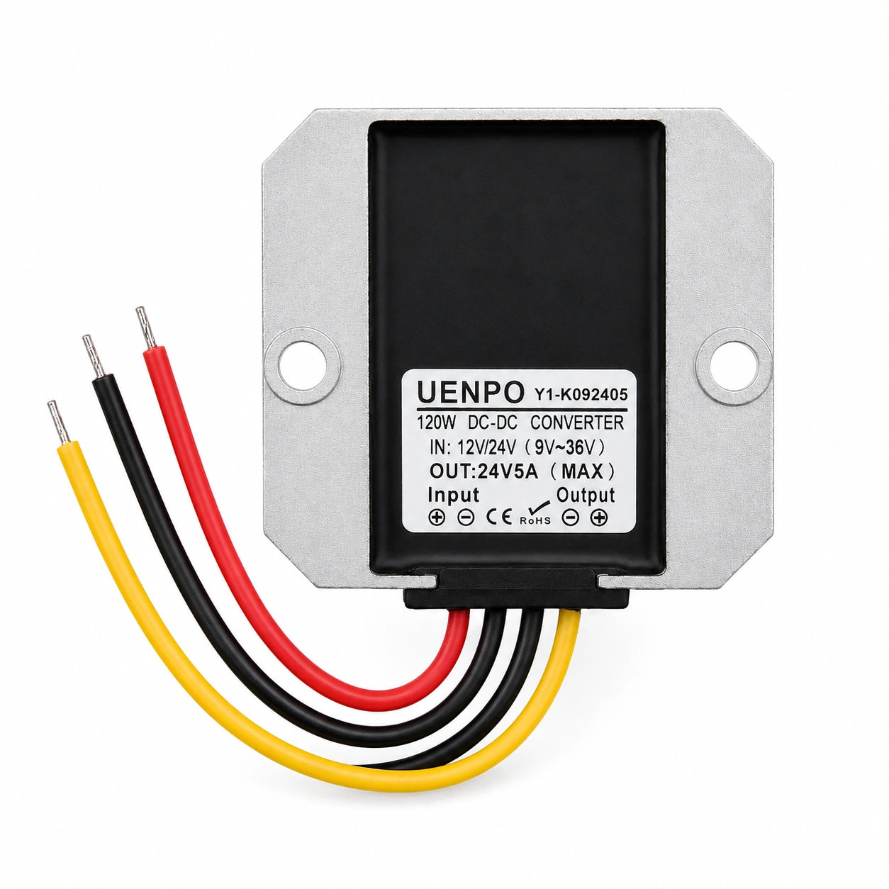 Convertidor Estabilizador DC-DC 9-36V a 24V 5A 120W