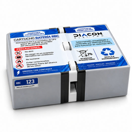 Batería Compatible RBC-123 - Instalación gratuita disponible